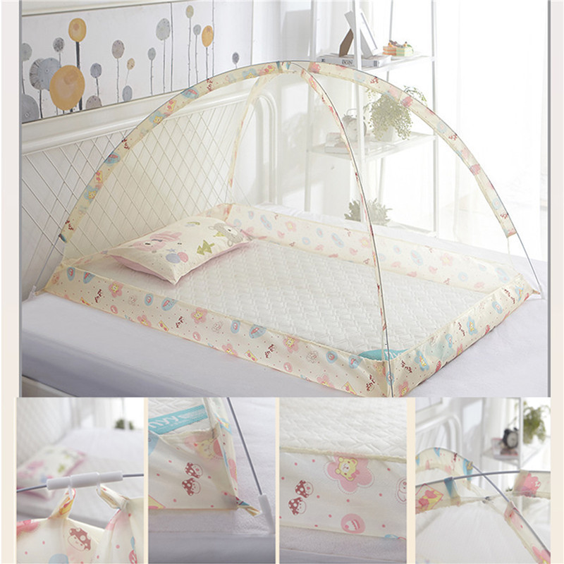 Crib Netting Bottomless Children's Mosquito Net Bed Net Baby Dome Portable Foldable Baby Bed Children Mosquito Net Tent 230510