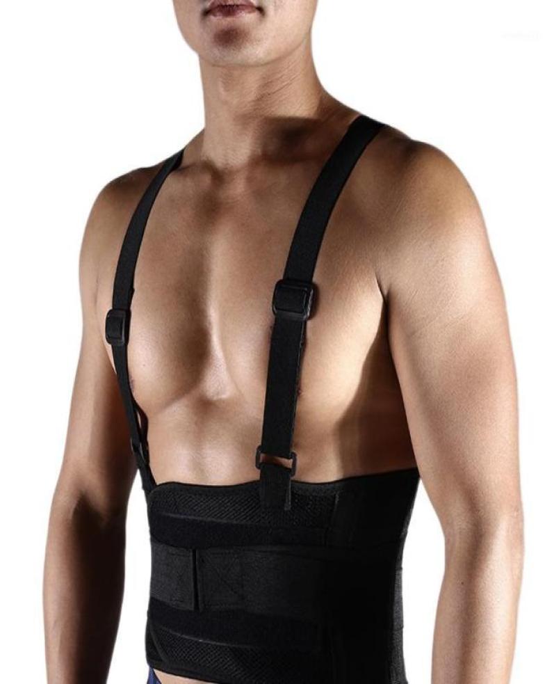 Waist Support Adjustable Belt Men Lumbar Fitness Weightlifting Running Back With Shoulder Straps Breathable4022946, Black
Waist Support Adjustable Belt Men Lumbar Fitness Weightlifting Running Back With Shoulder Straps Breathable4022946, Black
