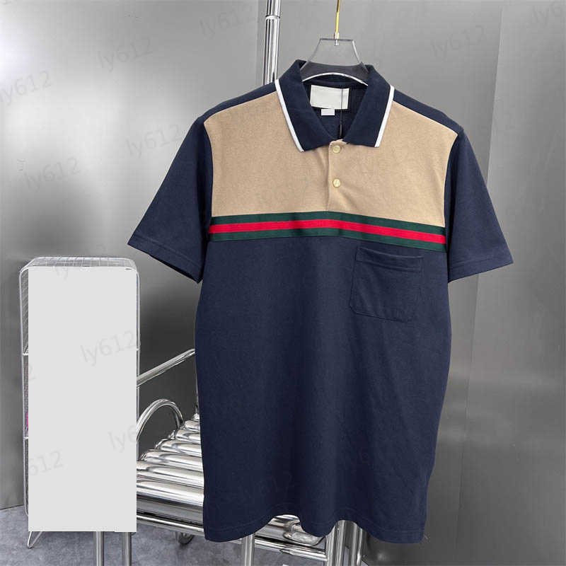 Fashion Mens T Shirts Designer Summer Classic Fashion Luxury Loose Pure Cotton Bead Fabric V-neck Panel Color Polo Short Sleeve T-shirt Male Clothes Tops
Fashion Mens T Shirts Designer Summer Classic Fashion Luxury Loose Pure Cotton Bead Fabric V-neck Panel Color Polo Short Sleeve T-shirt Male Clothes Tops