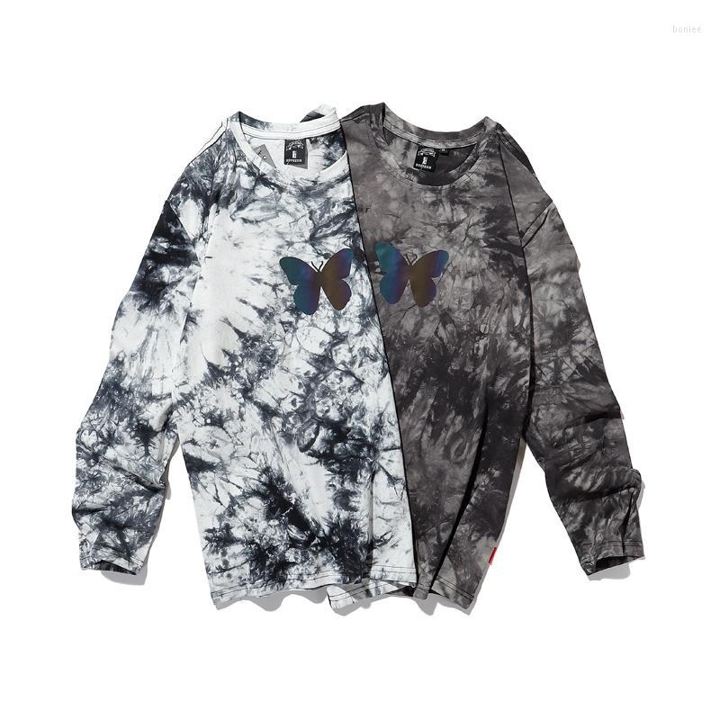 Men's T Shirts Laser Reflective Long-sleeved Shirt Men 2023 Autumn Fashion Brand Streetwear Tie-dyed Loose Cotton Tshirt Harajuku Black, Black and white
Men's T Shirts Laser Reflective Long-sleeved Shirt Men 2023 Autumn Fashion Brand Streetwear Tie-dyed Loose Cotton Tshirt Harajuku Black, Black and white