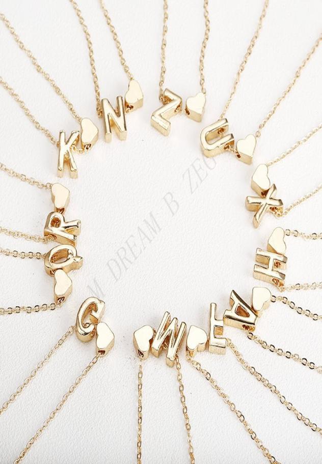 26 Intial letter alphabet heart pendant necklace for women gold silver color AZ alphabets necklaces chain fashion jewelry Gift2689652
26 Intial letter alphabet heart pendant necklace for women gold silver color AZ alphabets necklaces chain fashion jewelry Gift2689652
