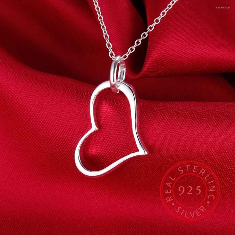 Chains 18 Inches Girl Lady Love Wedding Fashion Silver Color Jewelry Charm Noble Women Heart Pendant Necklace
Chains 18 Inches Girl Lady Love Wedding Fashion Silver Color Jewelry Charm Noble Women Heart Pendant Necklace