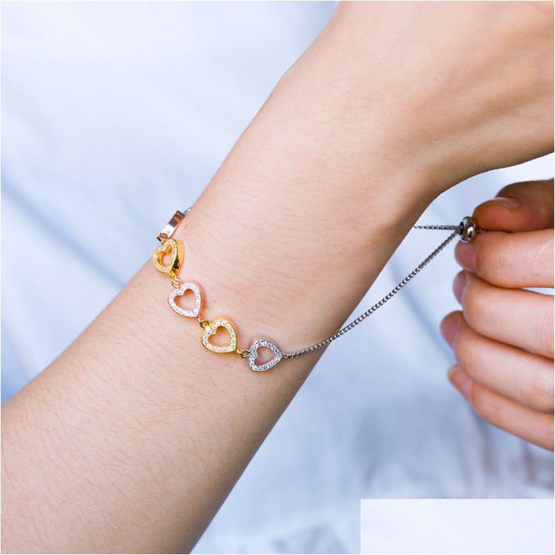 Chain Sliding Tennis Cubic Zirconia Cz Heart Charm Bracelets Bride Bracelet Jewelry Gift Minimalist Drop Delivery Dhgarden Dhf9P
Chain Sliding Tennis Cubic Zirconia Cz Heart Charm Bracelets Bride Bracelet Jewelry Gift Minimalist Drop Delivery Dhgarden Dhf9P