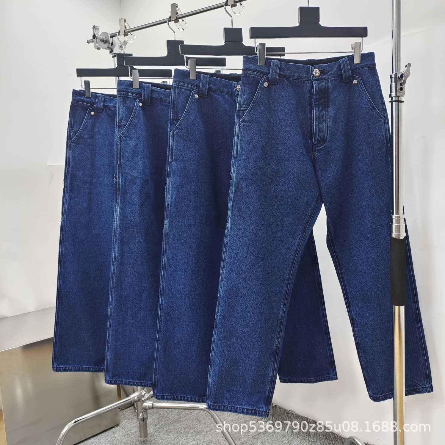 Designer Clothing CH Mens Jeans Cross Chromes Heart Cro Carpenter V2 Denim Wash Cargo Pants Crucifix Embroidery Applique Sanskrit Trend Brand pants, Blue
Designer Clothing CH Mens Jeans Cross Chromes Heart Cro Carpenter V2 Denim Wash Cargo Pants Crucifix Embroidery Applique Sanskrit Trend Brand pants, Blue