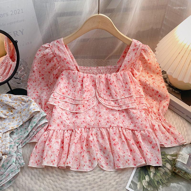 Women's Blouses Korean Fashion Summer Blouse For Womens Flower Print Women's Square Collar Top & 2023 Drop, Pink
Women's Blouses Korean Fashion Summer Blouse For Womens Flower Print Women's Square Collar Top & 2023 Drop, Pink