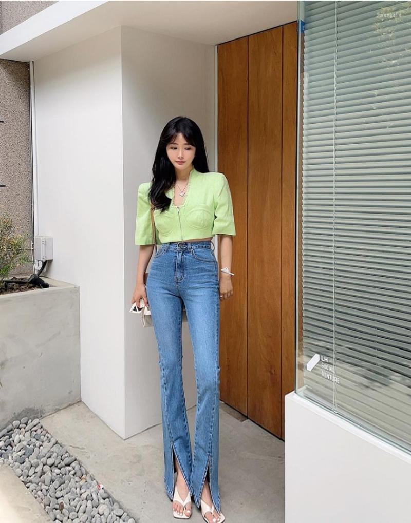 Women's Pants Retro High-waisted Slit Jeans Women's Autumn 2023 Small Slim Slimming Micro-horn Mopping, Blue
Women's Pants Retro High-waisted Slit Jeans Women's Autumn 2023 Small Slim Slimming Micro-horn Mopping, Blue