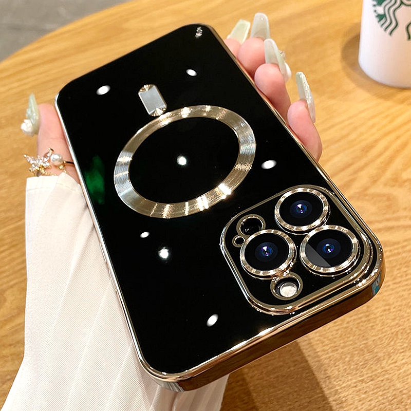 Luxury Magsafe Wireless Charge Phone Case For iPhone 14 13 12 11 Pro Max Plus Soft Magnetic Electroplate Bumper Silicone Cover
Luxury Magsafe Wireless Charge Phone Case For iPhone 14 13 12 11 Pro Max Plus Soft Magnetic Electroplate Bumper Silicone Cover