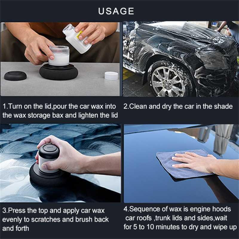 Car Polisher Scratch Repair Auto Manual Polishing Machine With Wax For Car Paint Care Clean Waxing Tool Accessories
