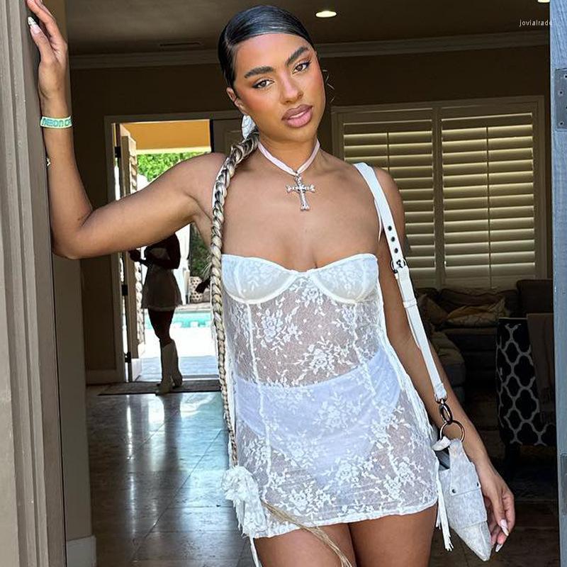 Casual Dresses See Through Tassels Mini Lace Dress Bodycon Party Club Outfits Women Summer Sleeveless Backless Y2K Holiday Sundress
Casual Dresses See Through Tassels Mini Lace Dress Bodycon Party Club Outfits Women Summer Sleeveless Backless Y2K Holiday Sundress
