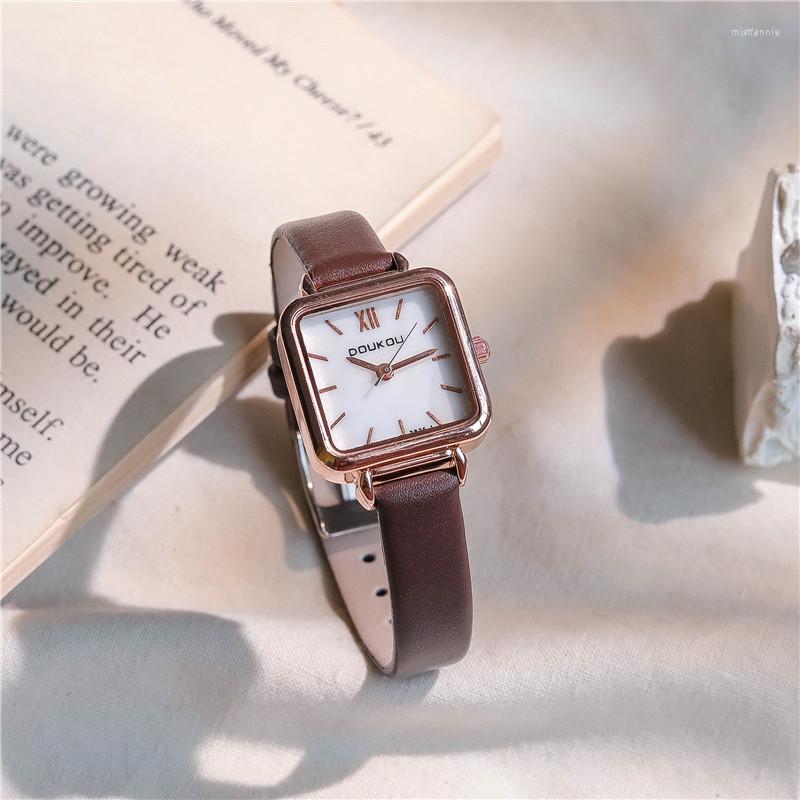 Wristwatches Luxury Rose Gold Small Dial Women Quartz Watches Simple Style Ladies Elegant Leisure Girls Unique Watch, Pink
Wristwatches Luxury Rose Gold Small Dial Women Quartz Watches Simple Style Ladies Elegant Leisure Girls Unique Watch, Pink
