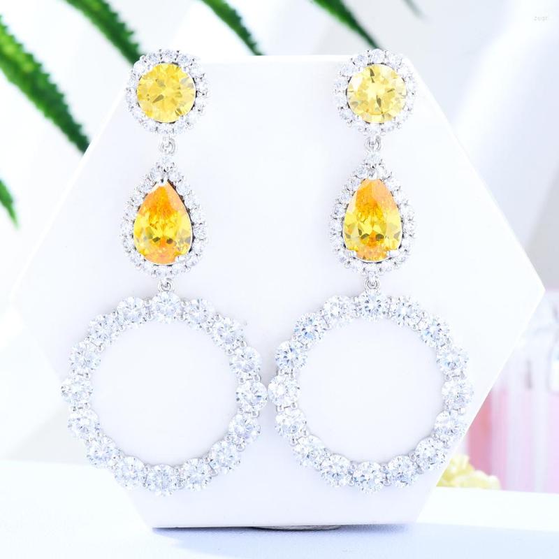 Dangle Earrings Siscathy Luxury Cricle Hanging For Women Trend Long Round Piercing Earring Wedding Party Prom Anniversary Fine Jewelry
Dangle Earrings Siscathy Luxury Cricle Hanging For Women Trend Long Round Piercing Earring Wedding Party Prom Anniversary Fine Jewelry