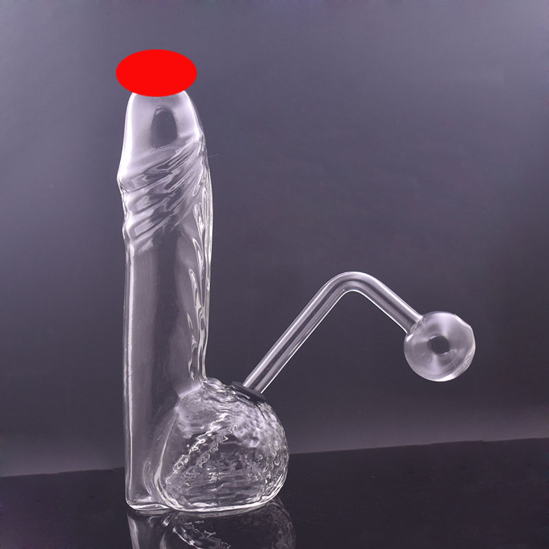 1pcs Unique Glass Oil Burner Bong Water Pipes with Perc Thick Pyrex Glass Oil Burner Pipe with 30mm ball