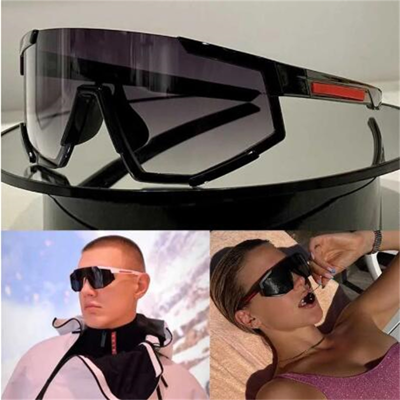 

Fashion cool Sunglasses Occhiali Linea Rossa Impavid Bandwidth Front Cover Active Geometry Sunglasses for Men and Women Holiday Beach Riding Glasses SPS04W