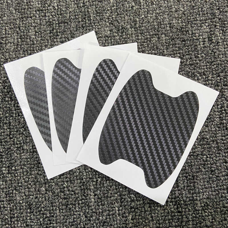 2025 new Upgrade 4PCS/SET Door Stickers Carbon Fiber Scratches Resisitant Cover Auto Handle Protection Film Styling Car Accessories Exterior