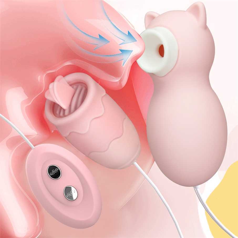 50% de réduction Outlet Store Femelle Nipple Sucker Sucer Soft Tongue Licking Vibrator pour Oral Exotic Accessoires Clitoris Stimulator Toy Adult