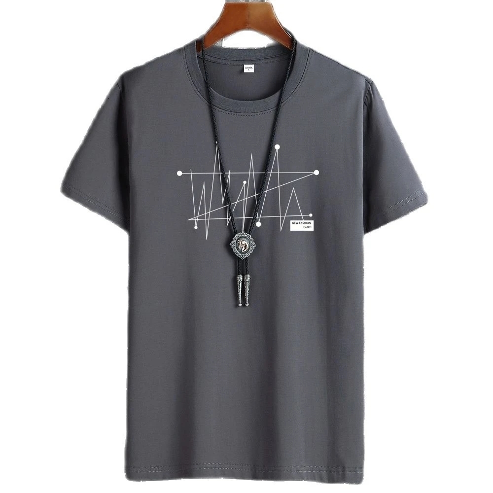 Men's T-Shirts Manga Tshirt Tops Oversize Men Loose Tee 100% Cotton Fashion Goth Print Men's Short Sleeve T-shirt Summer Male Casual Tshirt 
