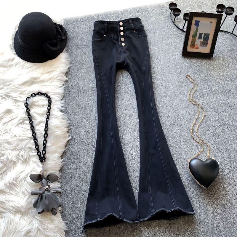 Women' Jeans Vintage Girls Flare Women Autumn Korean Denim Pants Casual High Waist Slim Solid Trousers For U05, Black
Women' Jeans Vintage Girls Flare Women Autumn Korean Denim Pants Casual High Waist Slim Solid Trousers For U05, Black