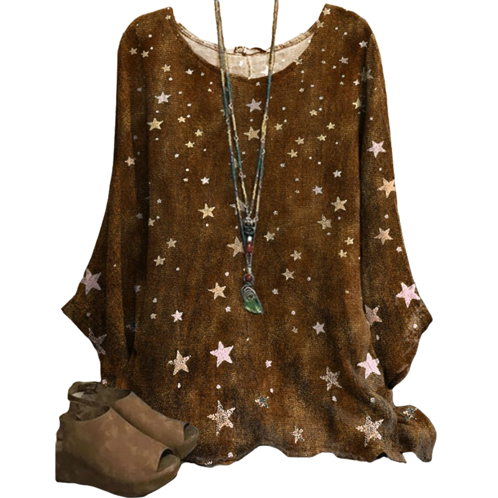 Women's TShirt Plus Size Womens Summer Boho Floral Long Sleeve Shirt Tunic Tops Loose Casual Autumn Basic Blouse For 2023 230510