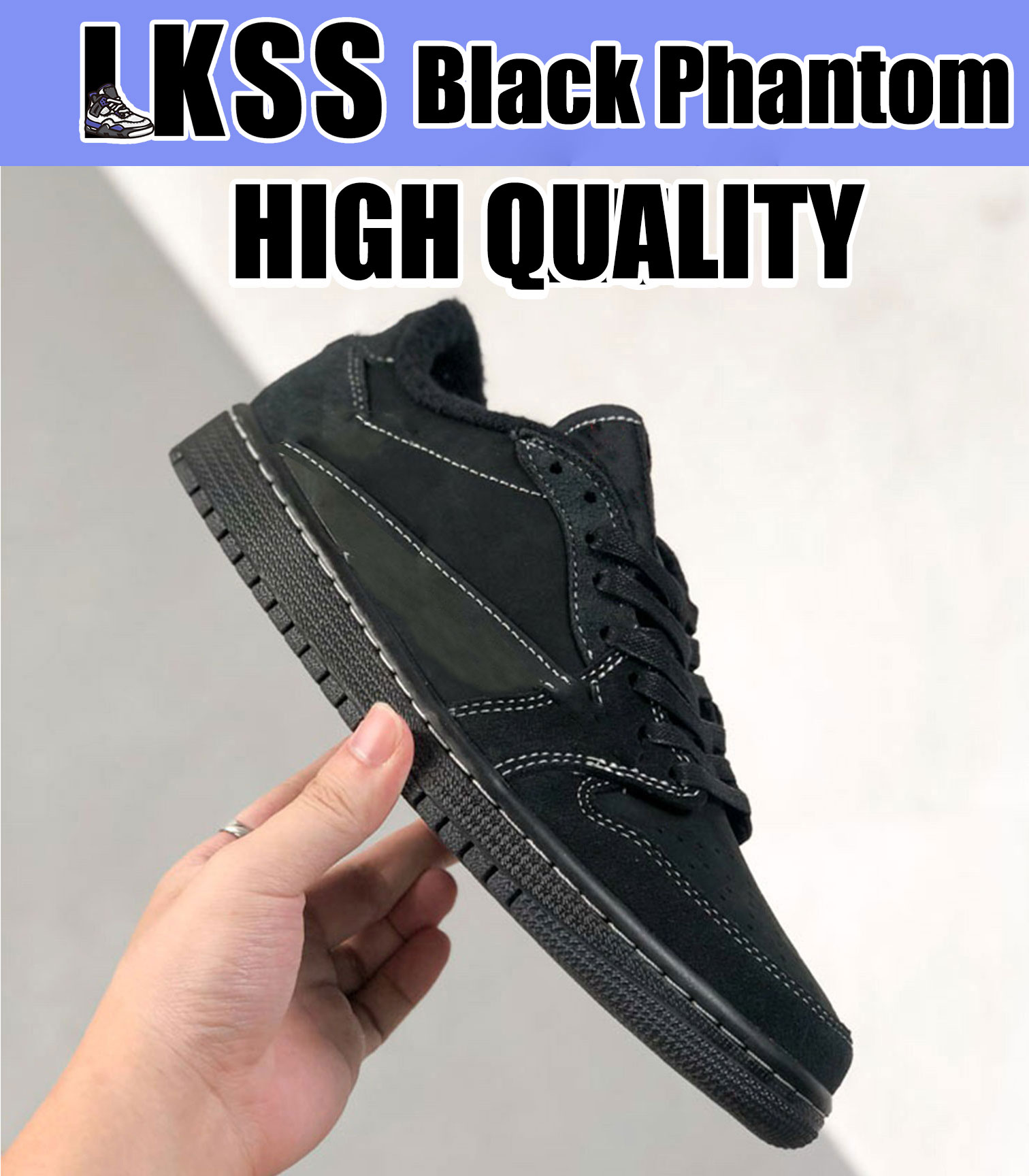 LKSS TS Black Phantom Jumpman 1 1s Shoes OG Mens Basketball Sneaker Sports Sneakers, As pic
LKSS TS Black Phantom Jumpman 1 1s Shoes OG Mens Basketball Sneaker Sports Sneakers, As pic
