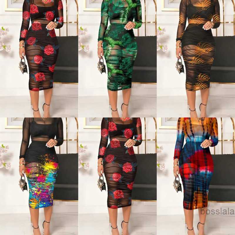 New Arrival Womens Designer Dress 2023 Summer Black Skirt Top With Printed Sexy Mesh Medium Length Dresses Three Piece Set, Yellow
New Arrival Womens Designer Dress 2023 Summer Black Skirt Top With Printed Sexy Mesh Medium Length Dresses Three Piece Set, Yellow