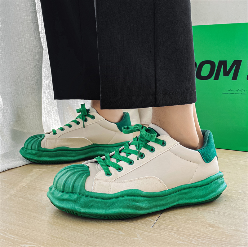 Fashion Men Casual Thick Sole Shoes New Men Sports Dissolving Shoes Driving Sneakers Male Walking Wear-Resistant Green Footwear, Black green
Fashion Men Casual Thick Sole Shoes New Men Sports Dissolving Shoes Driving Sneakers Male Walking Wear-Resistant Green Footwear, Black green