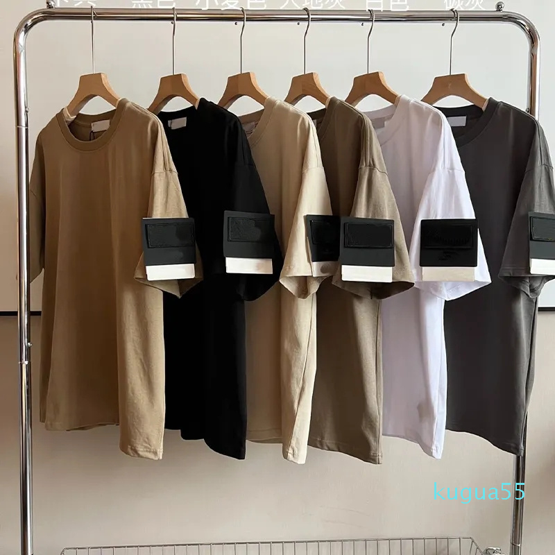 2023-Summer Functional Washing Old T-shirt Retro Logo Short Sleeve Basic Cotton Round Neck T-shirts, Brown 2199#
2023-Summer Functional Washing Old T-shirt Retro Logo Short Sleeve Basic Cotton Round Neck T-shirts, Brown 2199#