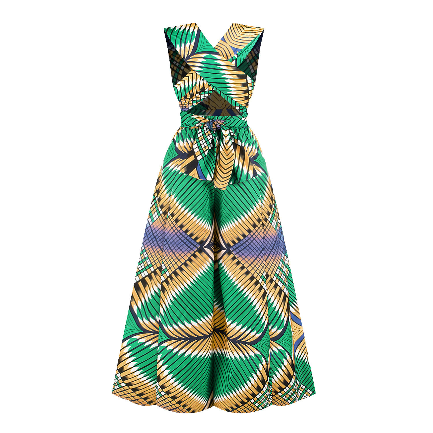 Ethnic Clothing African Clothes Jumpsuit MultiWear Style Wide Leg Pant Dashiki for Women Fashion Ladies Robe 230510