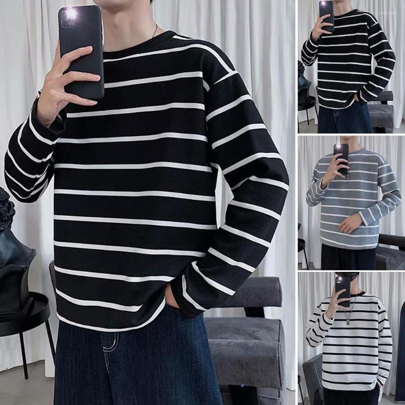 Men's T Shirts T-shirts Men Retro Striped Long Sleeve Tops Leisure Simple Students All-match Shirt Soft Loose Korean Mens Autumn Summer, Black
Men's T Shirts T-shirts Men Retro Striped Long Sleeve Tops Leisure Simple Students All-match Shirt Soft Loose Korean Mens Autumn Summer, Black