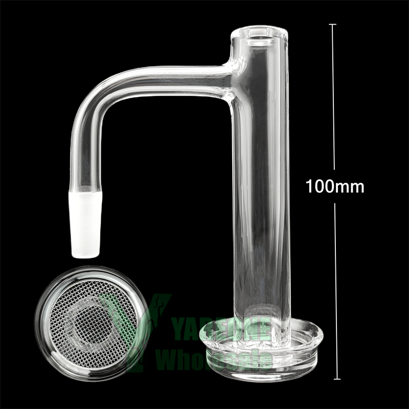 100mm Control Tower Quartz Blender Banger 16mmOD with Flared Dish 10mm 14mm Male 90 Degree Full Weld Long Terp Blender Dab Nail YAREONE Wholesale
100mm Control Tower Quartz Blender Banger 16mmOD with Flared Dish 10mm 14mm Male 90 Degree Full Weld Long Terp Blender Dab Nail YAREONE Wholesale