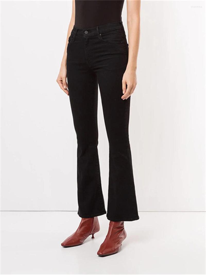 Women's Jeans Women Black High Waisted Micro Flared 2023 Spring Summer Ladies Vintage Slim Denim Full Length Pants
Women's Jeans Women Black High Waisted Micro Flared 2023 Spring Summer Ladies Vintage Slim Denim Full Length Pants