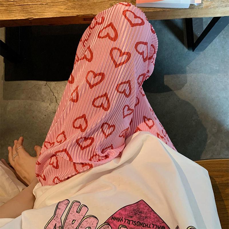 Women' Pants DAYIFUN Fashion Heart Shaped Print Women 2023 Straight Droop Wrinkled Designed Floor Length Autumn Lady Loose Trousers, Pink
Women' Pants DAYIFUN Fashion Heart Shaped Print Women 2023 Straight Droop Wrinkled Designed Floor Length Autumn Lady Loose Trousers, Pink