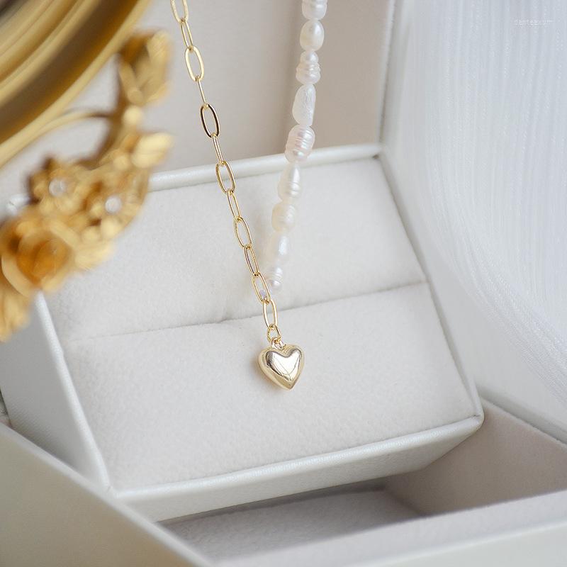 Chains 2023 Fashion Brand Jewelry Elegant Freshwater Pearl Pendant&necklaces For Women Delicate Heart Charm Choker Necklaces
Chains 2023 Fashion Brand Jewelry Elegant Freshwater Pearl Pendant&necklaces For Women Delicate Heart Charm Choker Necklaces