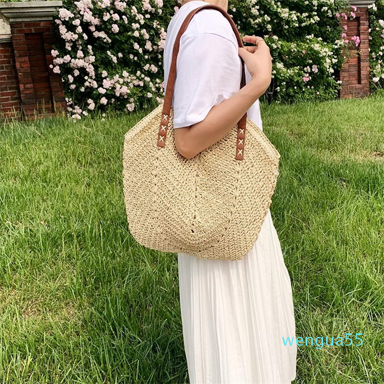 Evening Bags 2023 Summer Straw Beach Tote Bag Hand-woven Ravel Shopper Weaving Shopping Women's Shoulder Handbag Bohemian, Beige
Evening Bags 2023 Summer Straw Beach Tote Bag Hand-woven Ravel Shopper Weaving Shopping Women's Shoulder Handbag Bohemian, Beige