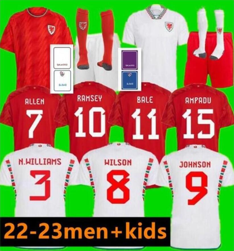 2022 Wales Soccer Jerseys BALE WILSON ALLEN RAMSEY Mens 22 23 world final cup Player Fan edition Rodon VOKES Home red Football Shirt Short Sleeve Adult Uniforms jersey
2022 Wales Soccer Jerseys BALE WILSON ALLEN RAMSEY Mens 22 23 world final cup Player Fan edition Rodon VOKES Home red Football Shirt Short Sleeve Adult Uniforms jersey