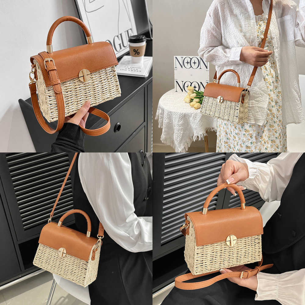 Nxy Trendy Designer Woven Handbags and Purse Shoulder Crossbody Bags New Beach Straw Messenger High Quality 230424, Brown
Nxy Trendy Designer Woven Handbags and Purse Shoulder Crossbody Bags New Beach Straw Messenger High Quality 230424, Brown