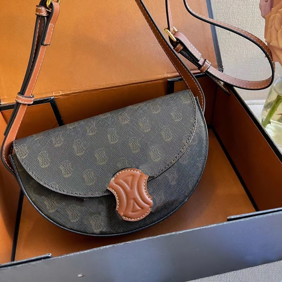mirror quality Women designer Half moon bag mens celins teen triomphe Genuine leather tote Croissant bag Luxury Shoulder clutch bags classic crossbody handbag bags, Mon0gram brown logo
mirror quality Women designer Half moon bag mens celins teen triomphe Genuine leather tote Croissant bag Luxury Shoulder clutch bags classic crossbody handbag bags, Mon0gram brown logo