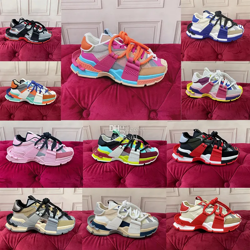 With Box Designer Shoes Running shoes Dolces & Gabbanas DG-5862 Sneaker Shoes Women Platform shoes Real leather Mixed materials lamb skin Multicolor Space lo izN
With Box Designer Shoes Running shoes Dolces & Gabbanas DG-5862 Sneaker Shoes Women Platform shoes Real leather Mixed materials lamb skin Multicolor Space lo izN