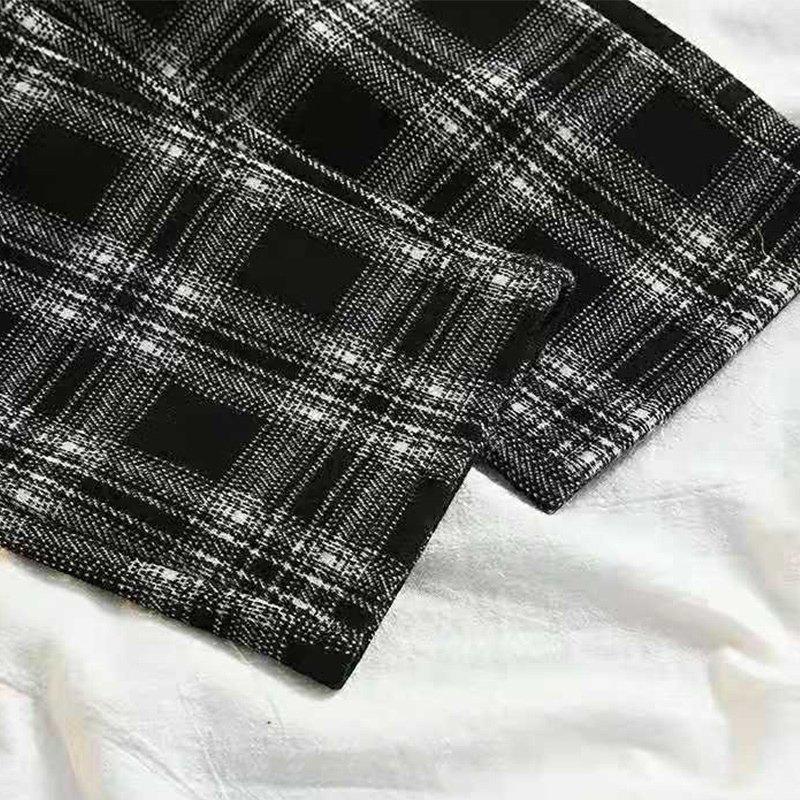 Women's Capris Autumn Winter Loose Casual Vintage Plaid Print Straight Pants Women Fashion Trend All-match Bloomers Ladies ity Trousers 230510 Z2