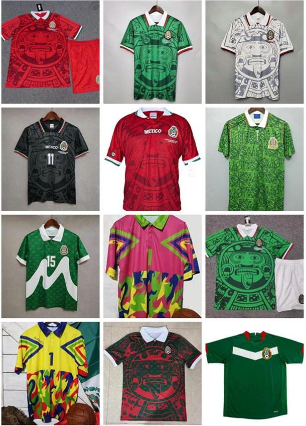 1998 Retro Edition Mexico Soccer Jersey Long Sleeve vintage 2006 2010 1995 1986 1994 1999 World Cup Shirt BLANCO Hernandez Classic football uniforms kit
1998 Retro Edition Mexico Soccer Jersey Long Sleeve vintage 2006 2010 1995 1986 1994 1999 World Cup Shirt BLANCO Hernandez Classic football uniforms kit