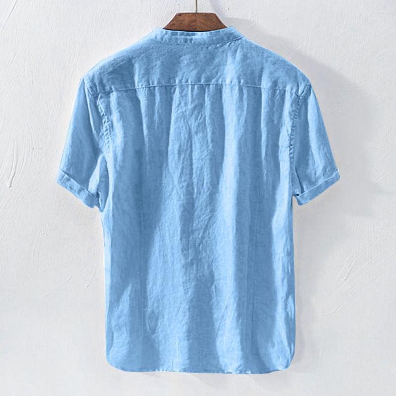 Men's Casual Shirts Summer Shirt Single-breasted Breathable Loose Top For Dating, White
Men's Casual Shirts Summer Shirt Single-breasted Breathable Loose Top For Dating, White