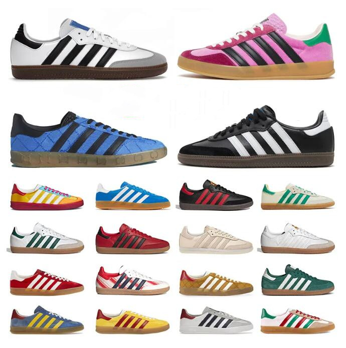 

Original Samba Og Vegan Gazelle Casual designer shoes Mens Womens Classic Pink Velvet Black White Gum Wales Bonner Cream Green Plate-forme Sneakers Trainers 36-45, 25