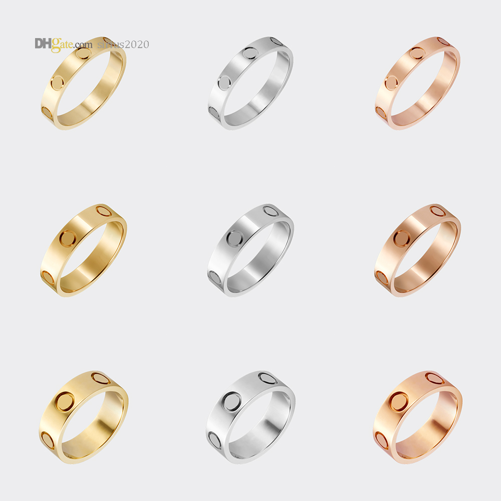 Love Ring Designer Ring Lovers Classic Band Rings Luxury Jewelry Titanium Steel Gold-Plated Never Fade Not Allergic Gold Silver Rose Gold 4/5/6mm;Store/21491608
Love Ring Designer Ring Lovers Classic Band Rings Luxury Jewelry Titanium Steel Gold-Plated Never Fade Not Allergic Gold Silver Rose Gold 4/5/6mm;Store/21491608