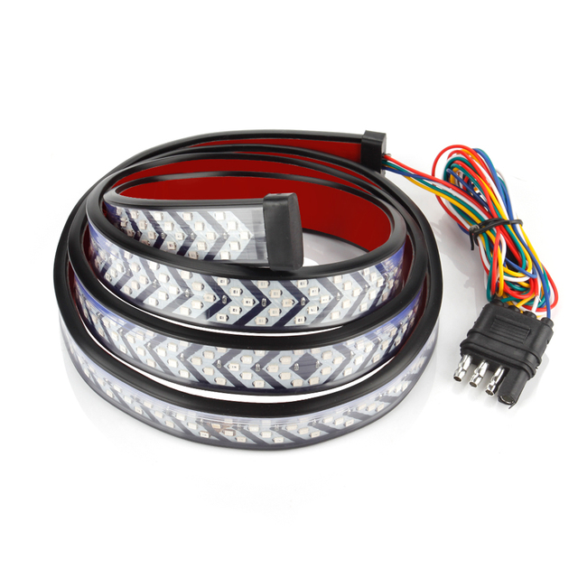 Dynamic Pickup DRL Turn Signal Lamp Tail Truck Tailgate Light Bar LED Strip Reverse Brake Lamp Sequential Flowing Turning Lamp