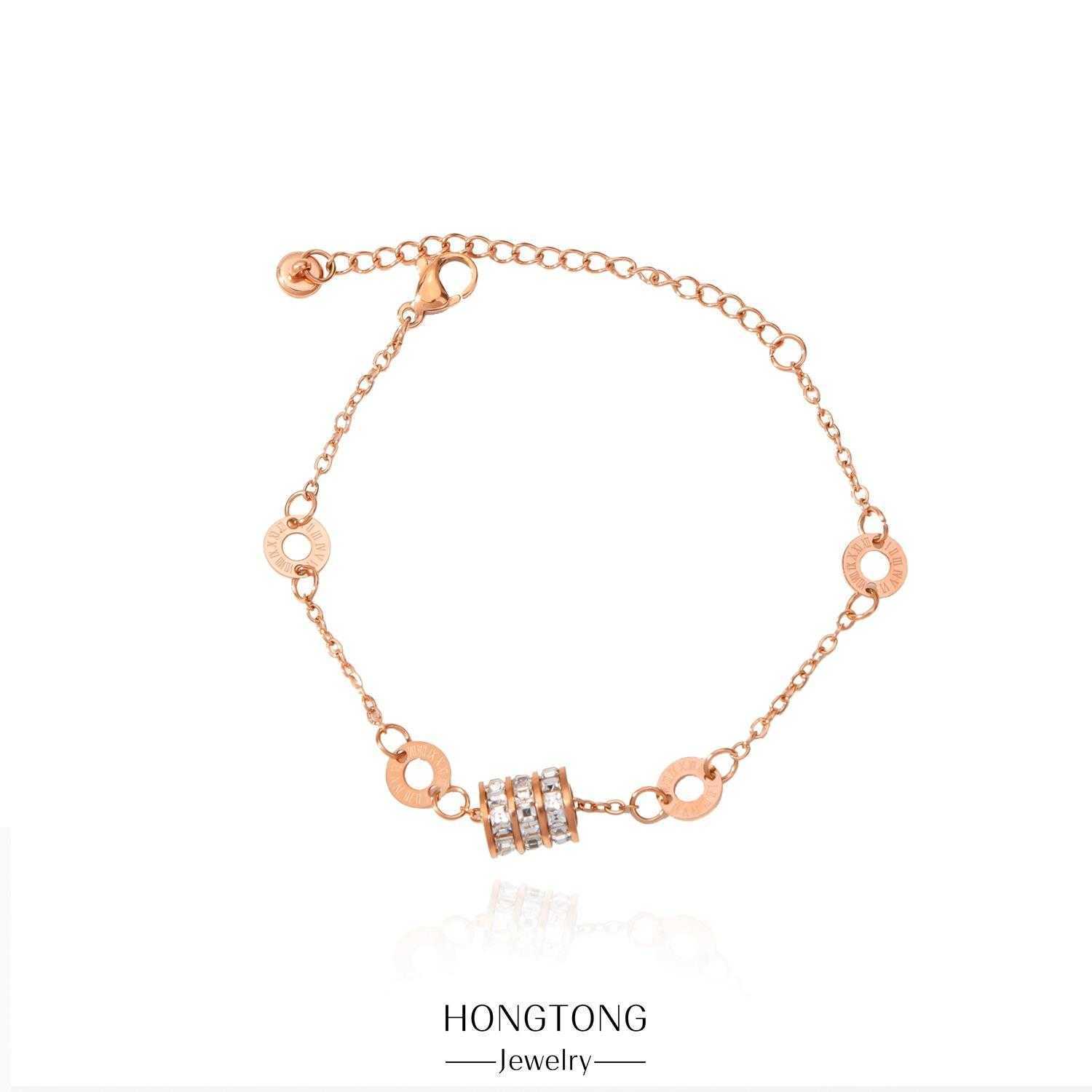 Roman Digital Small Waist Bracelets Rose Gold Titanium Steel Bracelet Female Students Do Not Fade Personalized Jewelry
Roman Digital Small Waist Bracelets Rose Gold Titanium Steel Bracelet Female Students Do Not Fade Personalized Jewelry