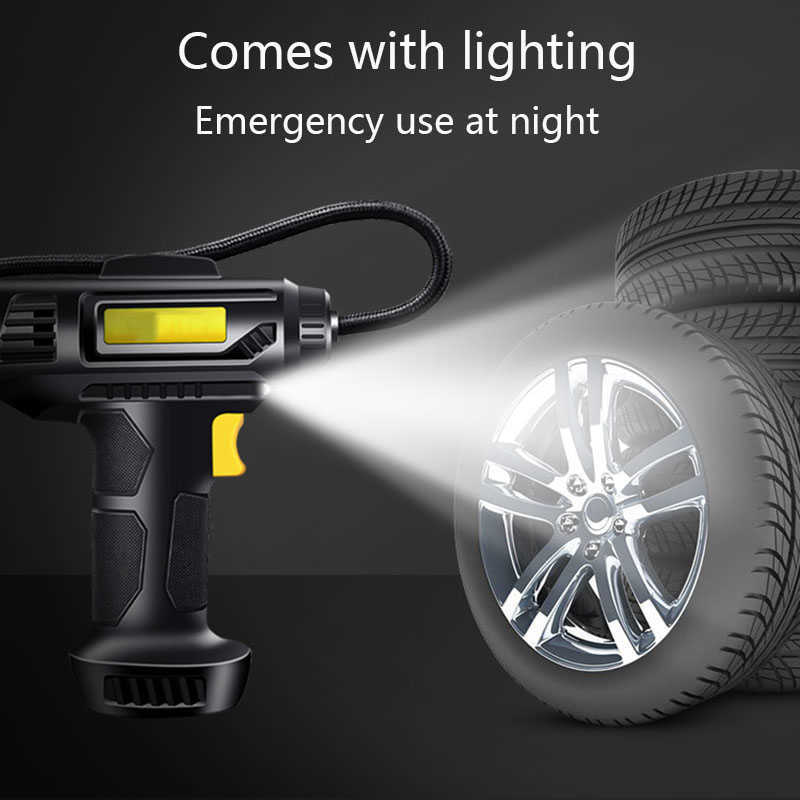 Car Air Compressor Portable Electric Car Tire Inflator Pump Wireless Electric Air Pump Car Bike Motorcycle Pump tire inflator