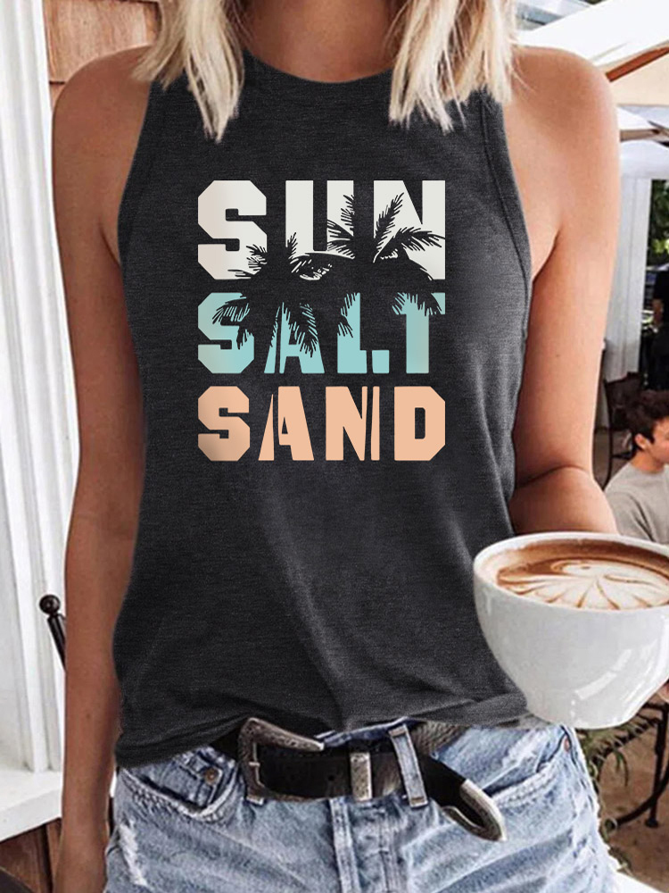 Women's Tanks Camis Fashion Women Graphic Tank Tops Sun Salt Sand Beach Coconut Tree Shirts Sleeveless Summer Tee T-Shirts Vacation Workout Casual 230510, Blue
Women's Tanks Camis Fashion Women Graphic Tank Tops Sun Salt Sand Beach Coconut Tree Shirts Sleeveless Summer Tee T-Shirts Vacation Workout Casual 230510, Blue