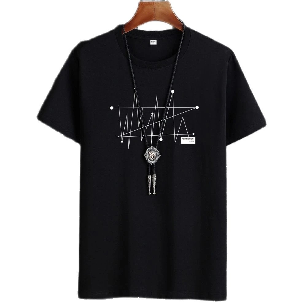 Men's T-Shirts Manga Tshirt Tops Oversize Men Loose Tee 100% Cotton Fashion Goth Print Men's Short Sleeve T-shirt Summer Male Casual Tshirt 