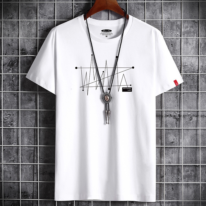 Men's T-Shirts Manga Tshirt Tops Oversize Men Loose Tee 100% Cotton Fashion Goth Print Men's Short Sleeve T-shirt Summer Male Casual Tshirt 