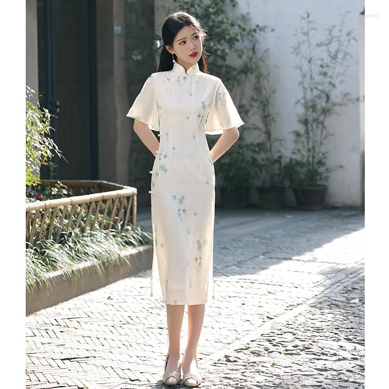 Ethnic Clothing Chinese Traditional National Dress Qipao Summer Elegant Fashion Wind Lace Sweet Girl Wear Skirt In Dai
Ethnic Clothing Chinese Traditional National Dress Qipao Summer Elegant Fashion Wind Lace Sweet Girl Wear Skirt In Dai