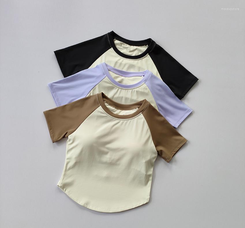 Yoga Outfit Bump Color Bra Padded Short-sleeved Dress Senior Sense Pilates Training Sports Running Tights Bodybuilding Jacket Summer, Coffee
Yoga Outfit Bump Color Bra Padded Short-sleeved Dress Senior Sense Pilates Training Sports Running Tights Bodybuilding Jacket Summer, Coffee